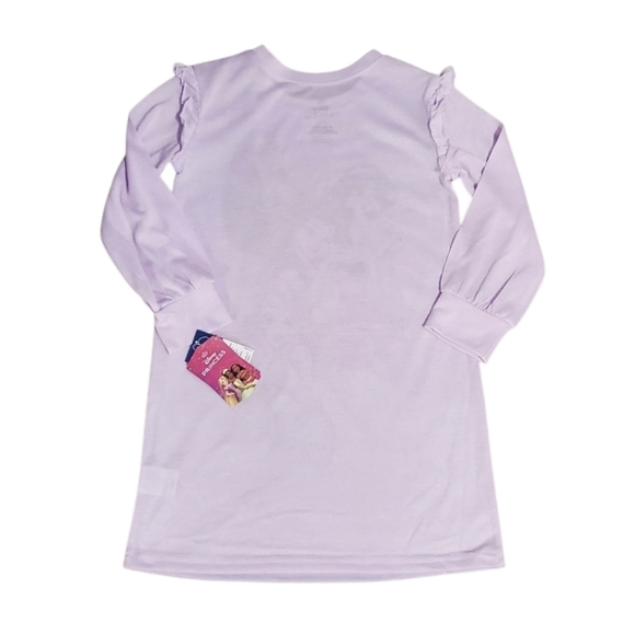NWT Disney Princess Kids Girl's Long Sleeved Nightgown Pajamas S 6/6X - Picture 4 of 6